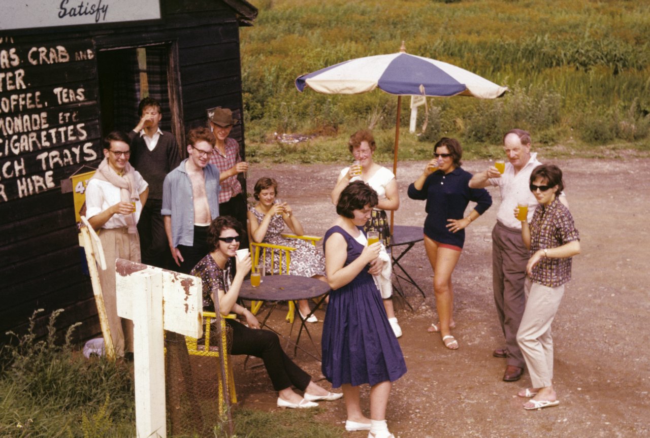 193 Adrians high school friends on summer walk 1963-64-s